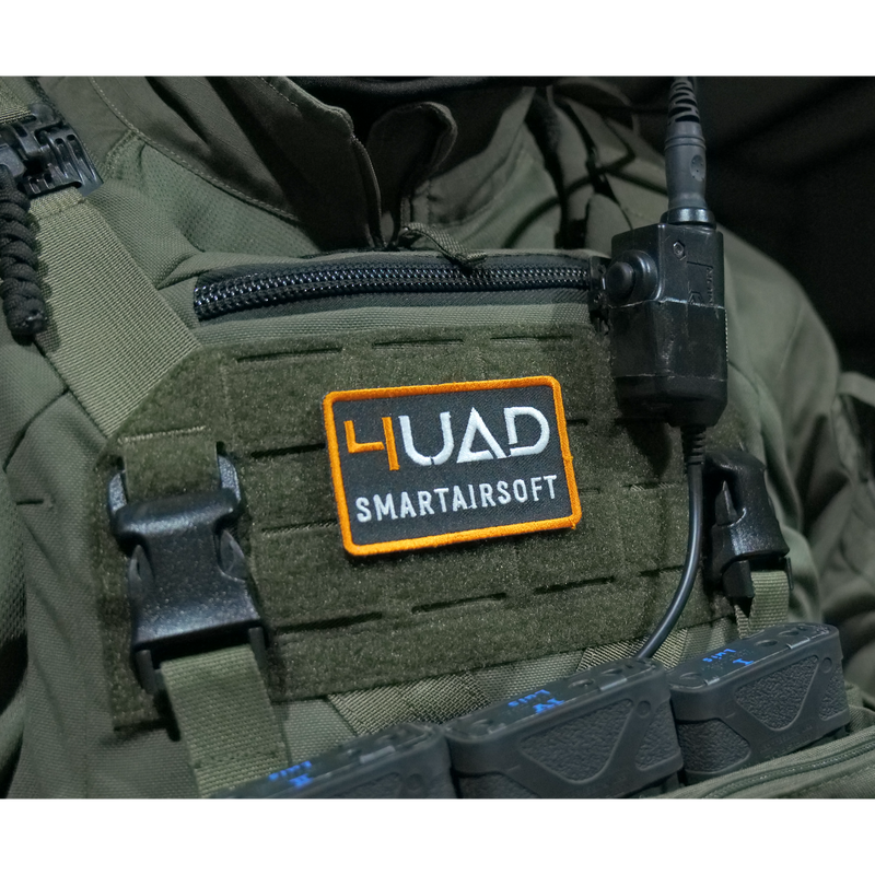 4UAD Patch (Single-Sided Embroidery + Velcro Backing)